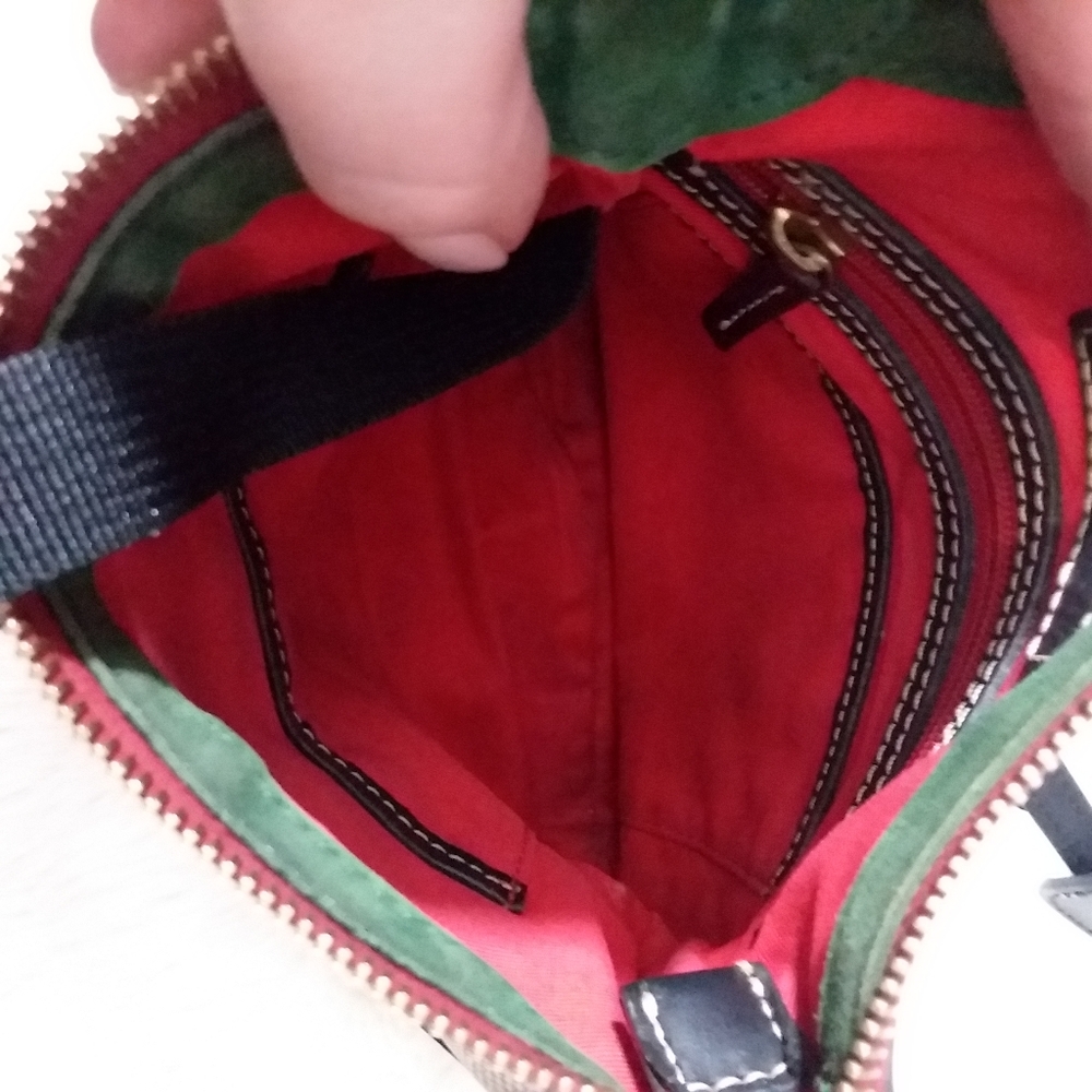 Dooney & Bourke Canvas Signature Db Crossbody Bag - image 6